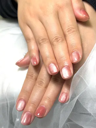 ネイル 池袋Uni nail 上品シンプルデザインのネイルデザイン