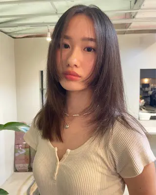 ミディアム 森田 博樹のヘアスタイル