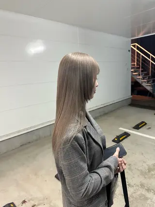 セミロング ブリーチ屋さん🍀 ブリーチ矯正・あずみのヘアスタイル