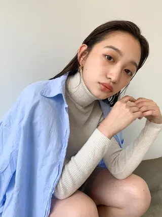 ミディアム ボブ/顔まわりカット 💫大澤奈緒美のヘアスタイル