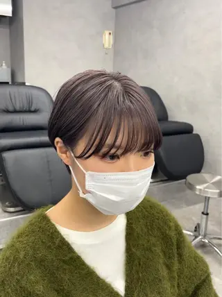ショート カラー パーマ ヘアアレンジ メンズ キッズ ネイル マツエク・マツパ アイブロウ 大人スタイル 太田のヘアスタイル