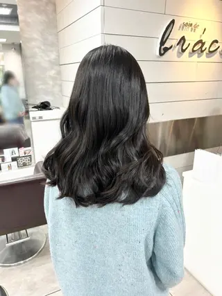 ミディアム 🫧艶髪カラー🫧 森本くるみのヘアスタイル