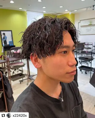 ミディアム カラー メンズ 🩷Eny terrace🩷のヘアスタイル