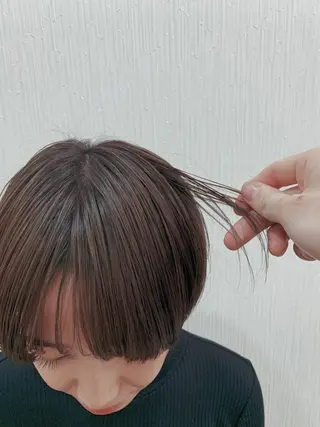 ショート カラー レイヤーカットモデル 募集/藤原一真のヘアスタイル