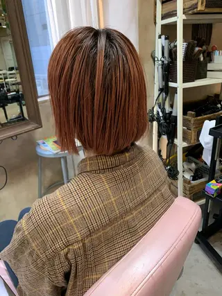 ショート カラー トクシ ーのヘアスタイル