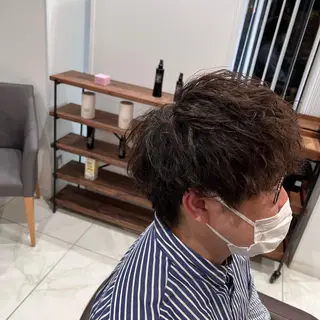 ショート パーマ メンズ 小白井 由美のヘアスタイル