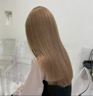 ロング ♡ハイトーンブリーチ カラーyuuna♡のヘアスタイル