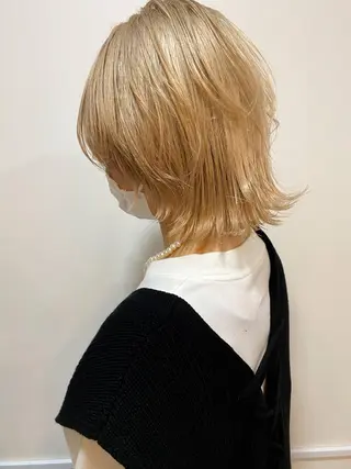 ミディアム 武内 凌レイヤーカット🐺のヘアスタイル