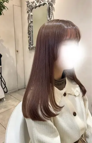 カラー 地毛風ストレート/ 髪質改善/セキネのヘアスタイル