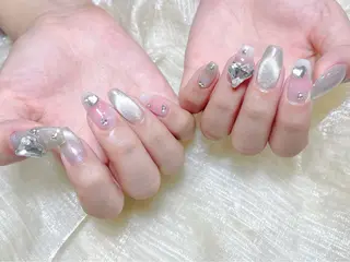 ネイル 🎀ネイルサロン エクラYUI🎀のネイルデザイン