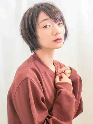 ショート カラー gite カワムラナオキのヘアスタイル