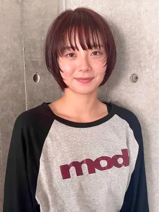 ショート カラー FERIA池田 田岡啓佑のヘアスタイル