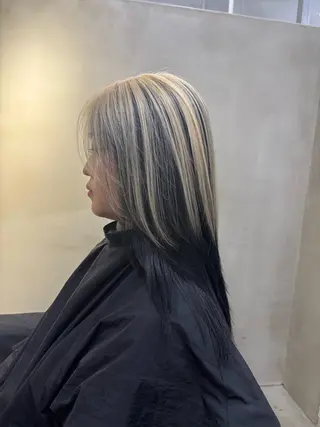 セミロング カラー 中園康 /カラー/ブリーチのヘアスタイル