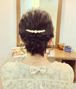 ショート ヘアアレンジ 塩崎 春香のヘアスタイル