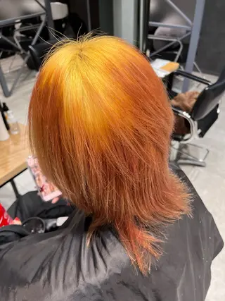 カラー ブリーチ/縮毛矯正 ❤️‍🔥シンノスケのヘアスタイル