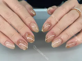 ネイル 神田 ココナッツのネイルデザイン