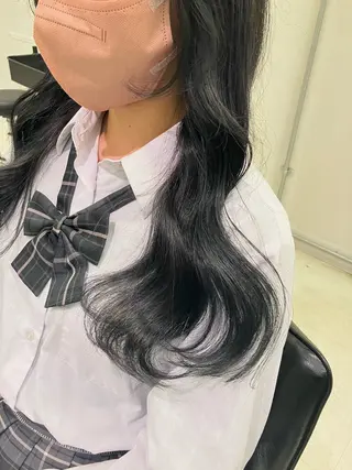 ロング カラー 💖ブリーチなし透明 感💖ASAHIのヘアスタイル
