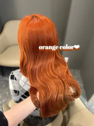 ロング カラー 🎀ちゃんりお🎀 /ブリーチなしカラーのヘアスタイル