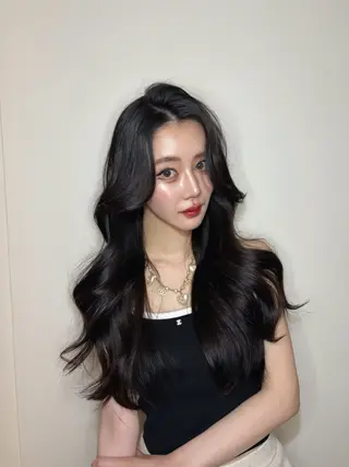 ロング カラー ワンホン×韓国/ 髪質改善/itaruのヘアスタイル