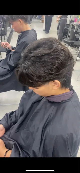ショート カラー パーマ 福井祥太／海外風 /プードルパーマのヘアスタイル