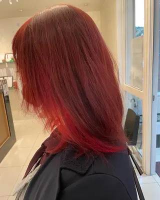 ミディアム カラー 神戸 大輝のヘアスタイル