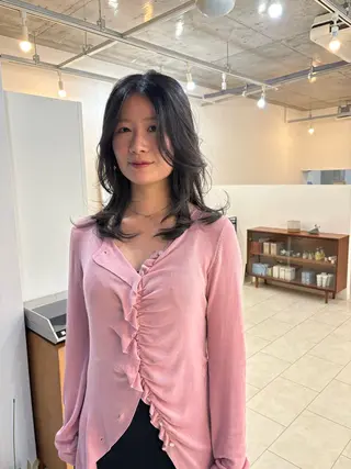 ミディアム eri kinjoのヘアスタイル