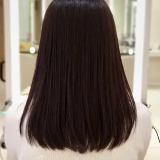 セミロング 岡本 尚樹のヘアスタイル