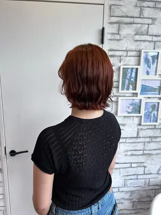 ミディアム カラー 廣瀬 美月のヘアスタイル