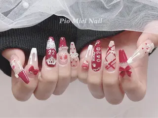 ネイル HANA 長さだしのネイルデザイン
