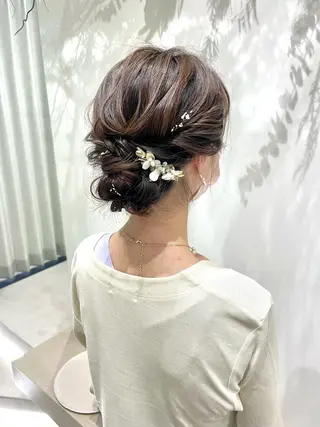 ロング ヘアアレンジ ヘアセット ✴︎Mai✴︎銀座のヘアスタイル