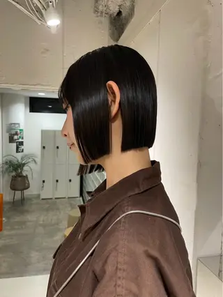 ショート ボブ/レイヤー ナカミネアキナのヘアスタイル