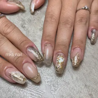 ネイル mks＊nail //  枚方長尾のネイルデザイン