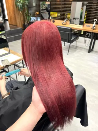 セミロング カラー RIO🩶NEXT/ エクステ/ハイトーンのヘアスタイル