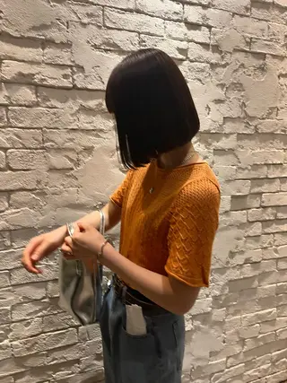 ミディアム 北野 未優香のヘアスタイル