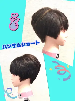 ショート 加藤 佳美のヘアスタイル