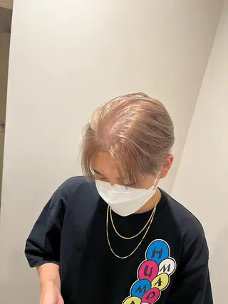 ショート カラー ヘアアレンジ メンズ 高島 凜のヘアスタイル