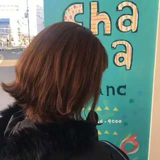 カラー garden HAIR 優月のヘアスタイル