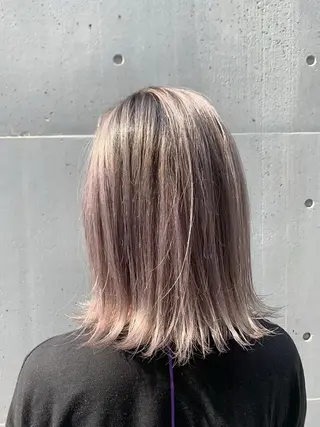 ミディアム カラー ヘアアレンジ 🎨カラー満足度 500%💫ヅル💫のヘアスタイル