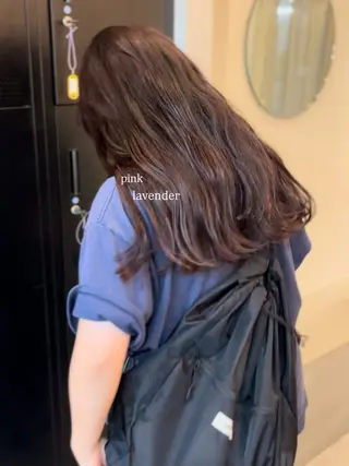 カラー 竹内 穂乃佳のヘアスタイル