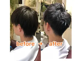 ショート メンズ 髪質改善♡奈良 田原台店 川本かほのヘアスタイル