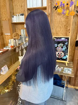 カラー まろみ暖色×ボブ ×chia🕯のヘアスタイル