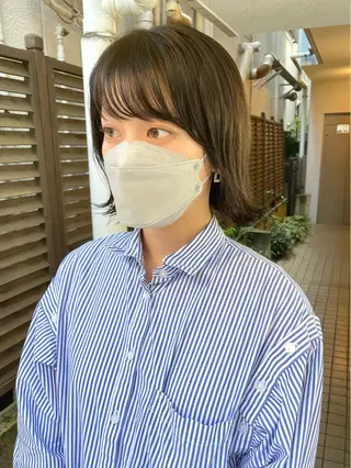ショート カラー 銀座No.1髪質改善 縮毛矯正/本木のヘアスタイル