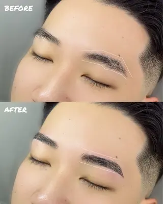 メンズ アイブロウ 𝐎. 𝐲𝐮-𝐫𝐢の眉毛・アイブロウイメージ