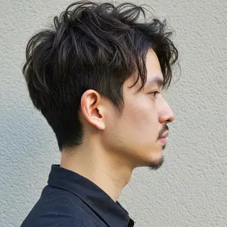 ショート カラー パーマ メンズ 🎸下北沢メンズ 人気◎🎸工藤達哉のヘアスタイル