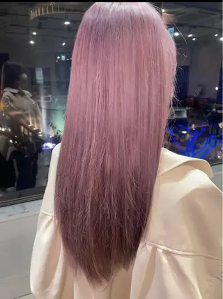 カラー のり🐼顔まわり/ 韓国/レイヤーカットのヘアスタイル
