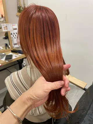 ロング カラー 肌に馴染むカラー 梅田・増田のヘアスタイル