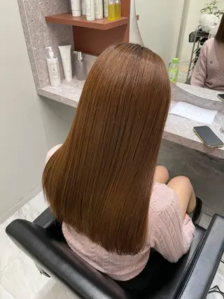 ロング 濱田 瑠奈のヘアスタイル