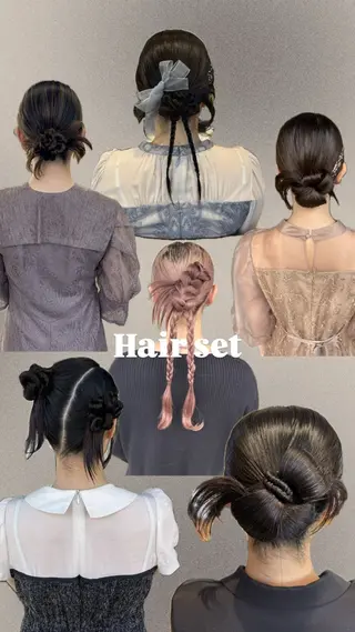 ヘアアレンジ タケモト マユナのヘアスタイル