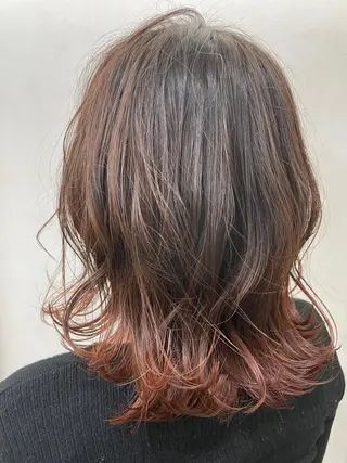 ミディアム カラー TOWA 野村　コウダイのヘアスタイル