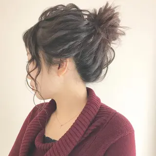 ミディアム カラー ヘアアレンジ Mariana/ 鶴原-ハイライトのヘアスタイル